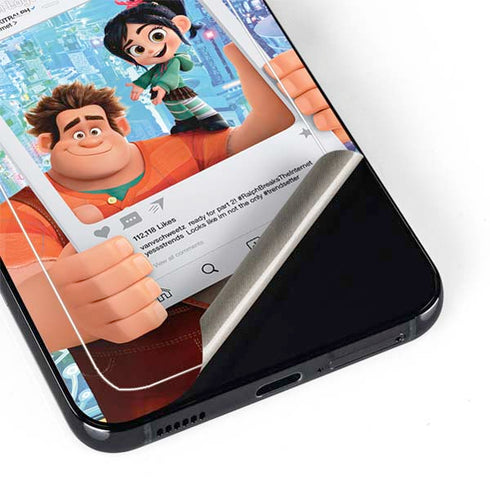 Disney Wreck-it Ralph and Vanellope Instagram Pose Galaxy S22 Plus Skin